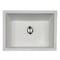Msi White Single Bowl 24in X 18in Quartz Undermount  Kitchen Sink ZOR-QTZ-SBSNK-0102 - alternate 2